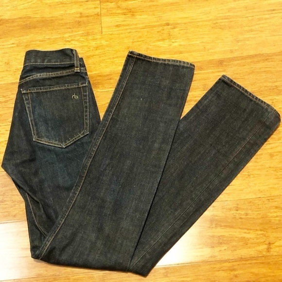 Rag & Bone tailored workwear slim straight jeans - Picture 3 of 11